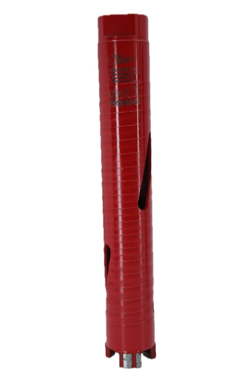 Carota diamantata Super PREMIUM ø32mm x 180mm x M16 pentru gaurire Beton armat, Zidarie, Granit - DXQZ.REDCORE.32 - imagine 5