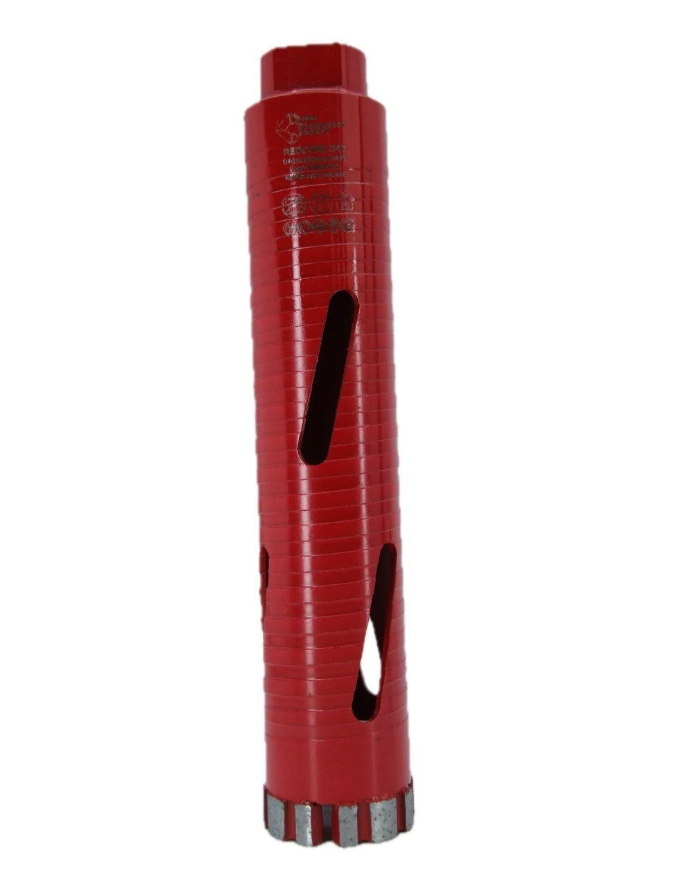 Carota diamantata Super PREMIUM ø41mm x 180mm x M16 pentru gaurire Beton armat, Zidarie, Granit - DXQZ.REDCORE.41 - imagine 3