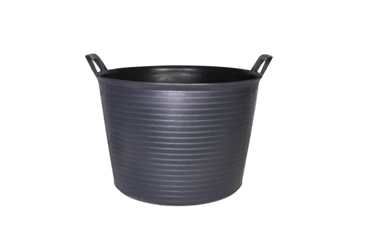 Galeata FLEXTUB din plastic neagra (40 L) - RUBI-88773 — imaginea 3