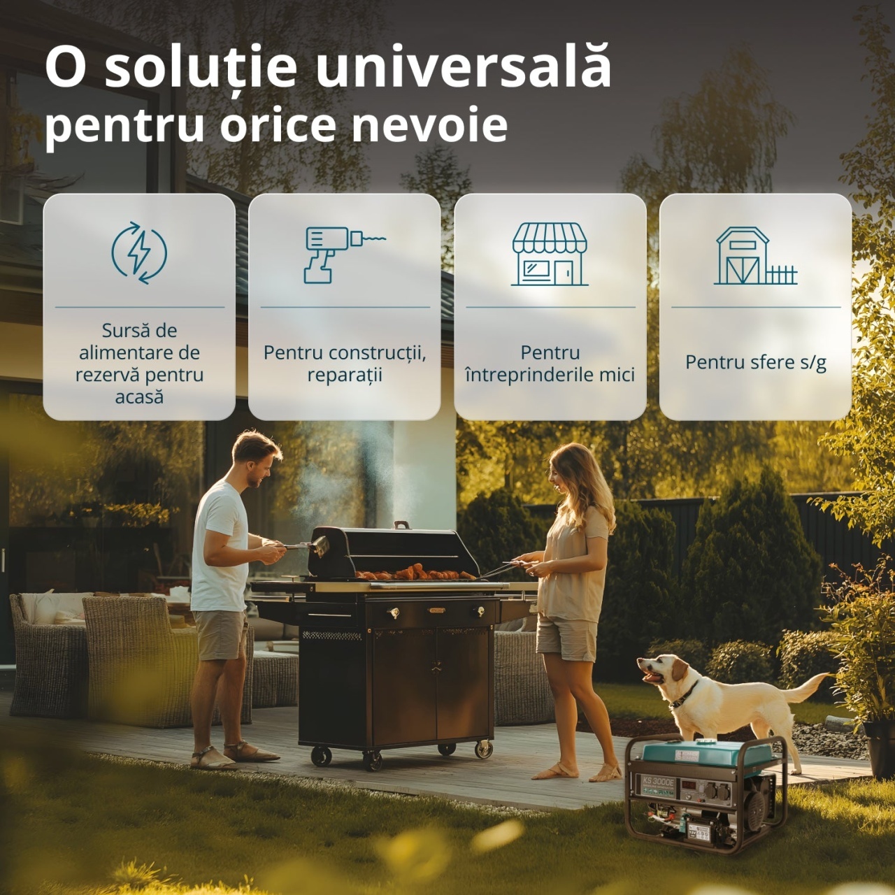 Generator de curent 3 kW benzina PRO - Konner & Sohnen - KS-3000E — imaginea 12