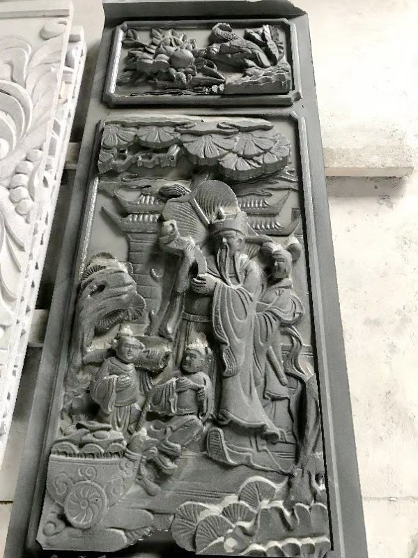 Mașină de gravură in piatra, marmura, granit, sculptura 1300x2500x350(mm) 5.5kW 400V - Wanlong-PLC1325 — imaginea 4