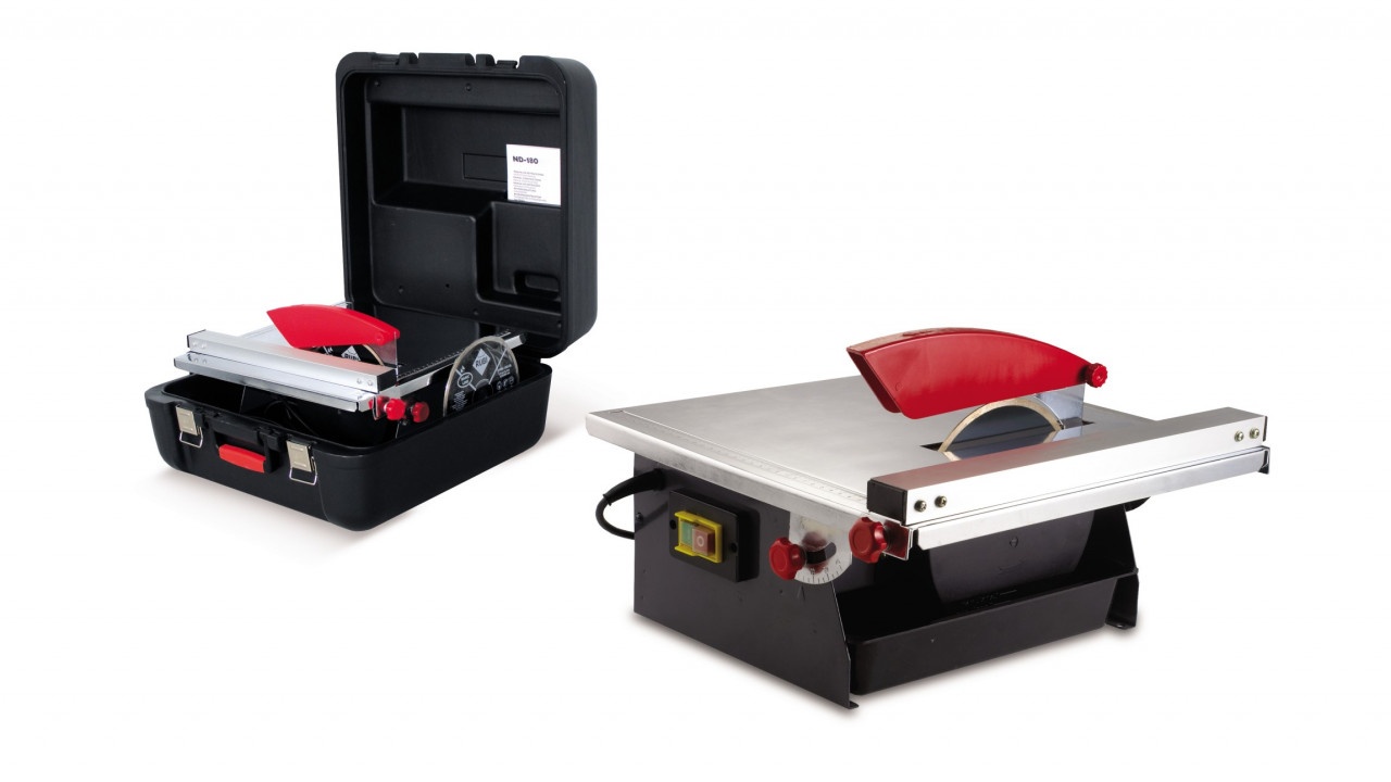 Masina de taiat gresie, faianta 520W, ND-180 230V-50Hz. cu cutie si disc extra - RUBI-25945 — imaginea 10