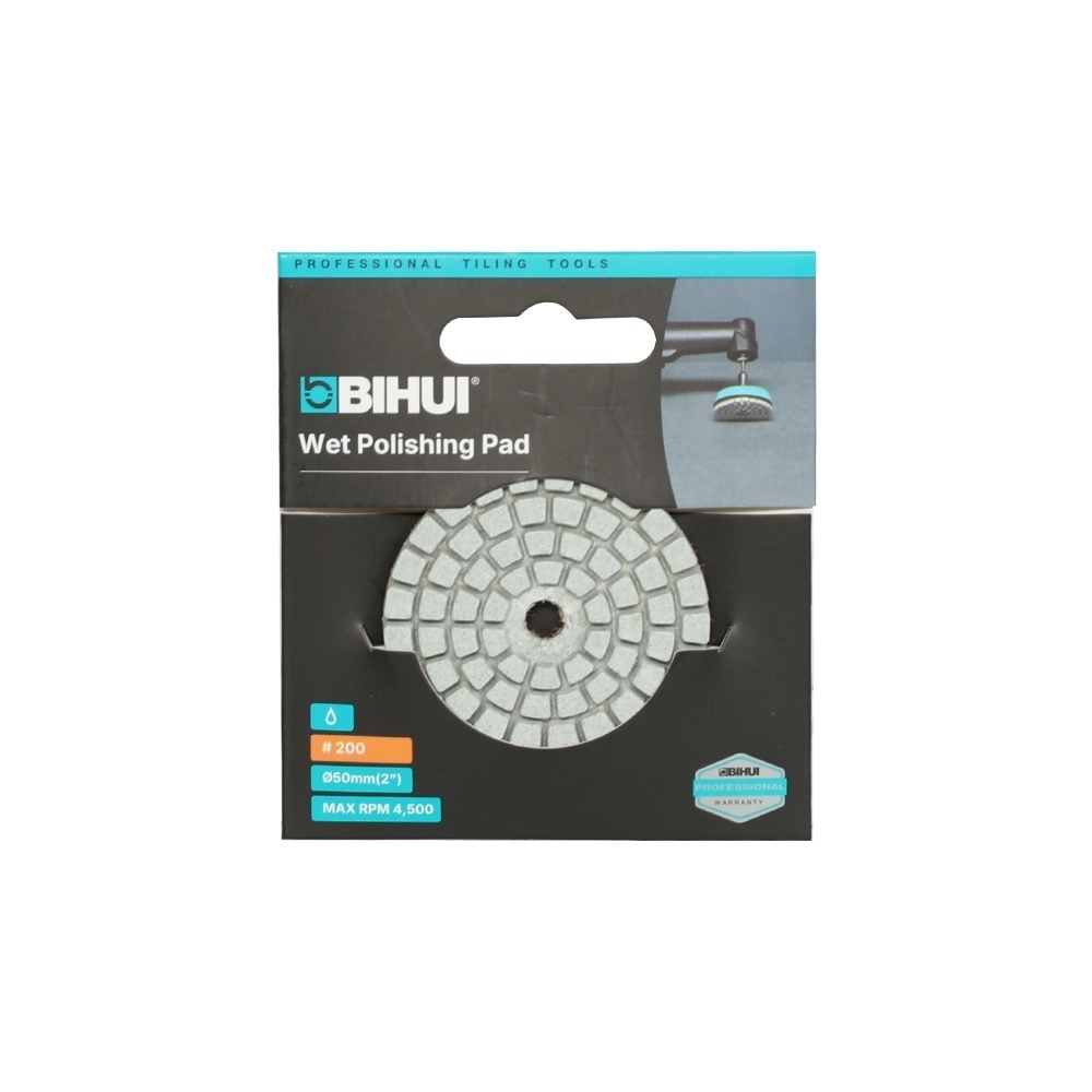 Mini pad / discheta diamantata pt. slefuire umeda #200 Ø50mm - BIHUI-AGMPW3 - imagine 2