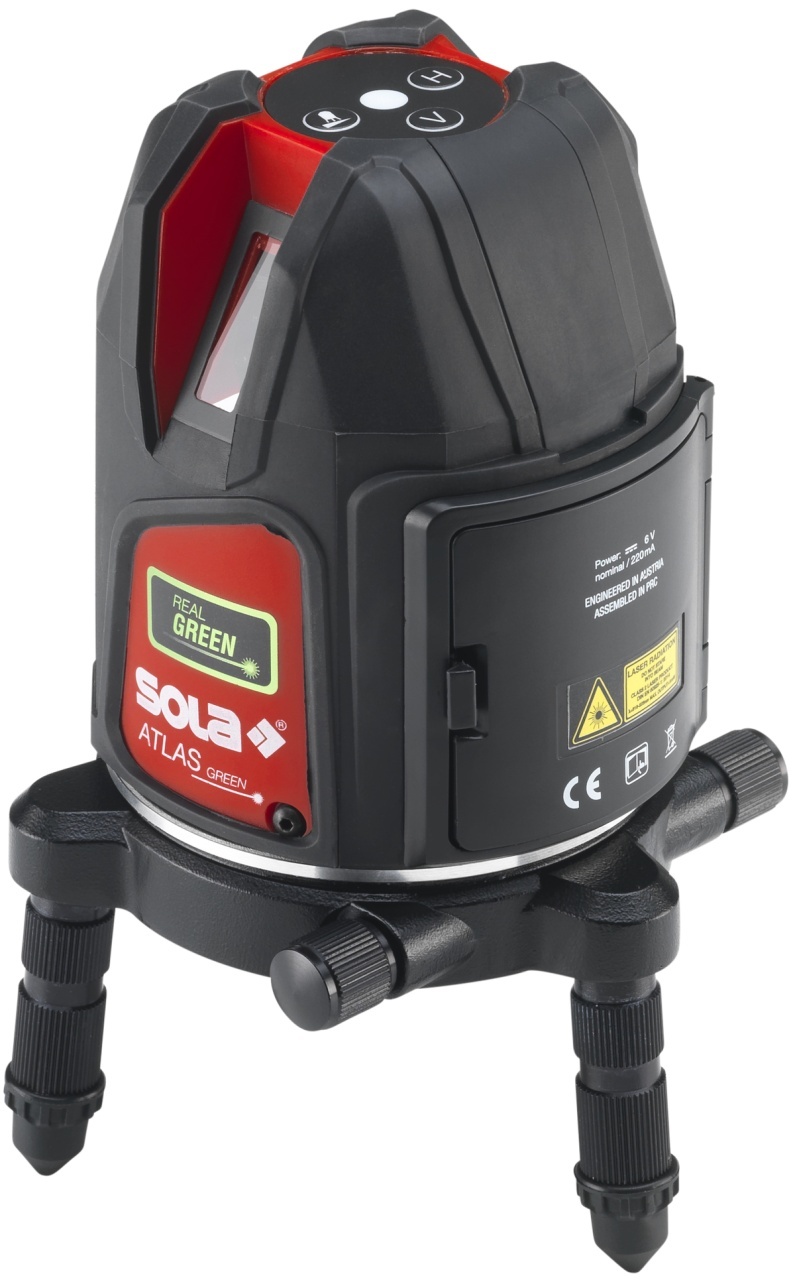 Nivela Laser Verde ATLAS GREEN multilinie si punct - 360°, 25m, Li-Ion - SOLA-71015701 — imaginea 11