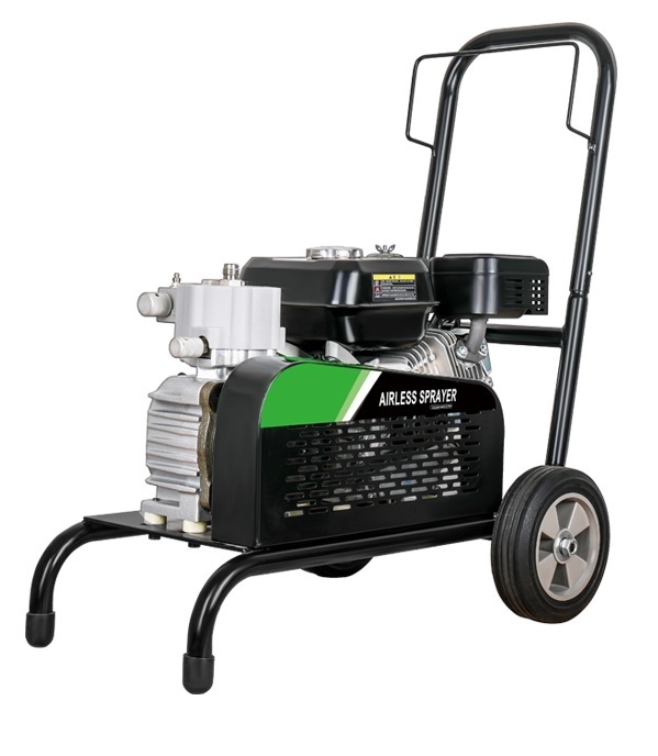 Pompa de vopsit si zugravit AIRLESS cu Motor termic si Diafragma Profesionala cu Carucior - Complet Echipata 1/4" , 5.5CP, 5.5L/min - WP-APSG5 — imaginea 10
