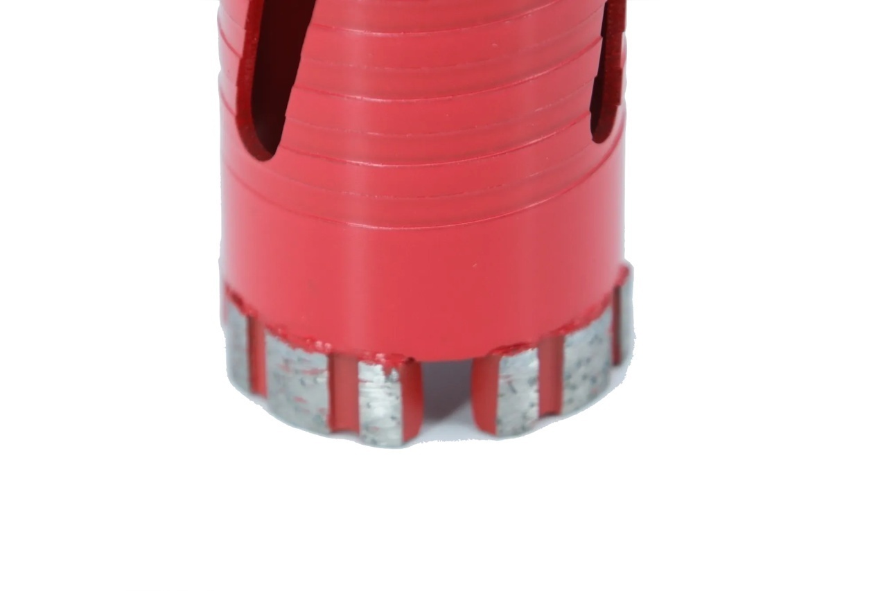 Carota diamantata Super PREMIUM ø45mm x 180mm x M16 pentru gaurire Beton armat, Zidarie, Granit - DXQZ.REDCORE.45 - imagine 2