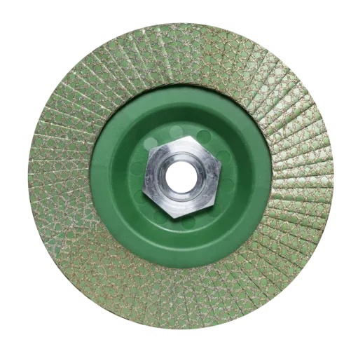 Disc lamelar diamantat pt. slefuit granit, gresie, portelan, sticla - #50/60, Ø125mm, M14 - RUBI-32937 - 1 | YEO