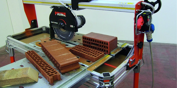 Masina de taiat placi, materiale de constructii - 150cm, 2.2kW, PRIME 150S, kit laser si roti - Battipav-91501 — imaginea 11