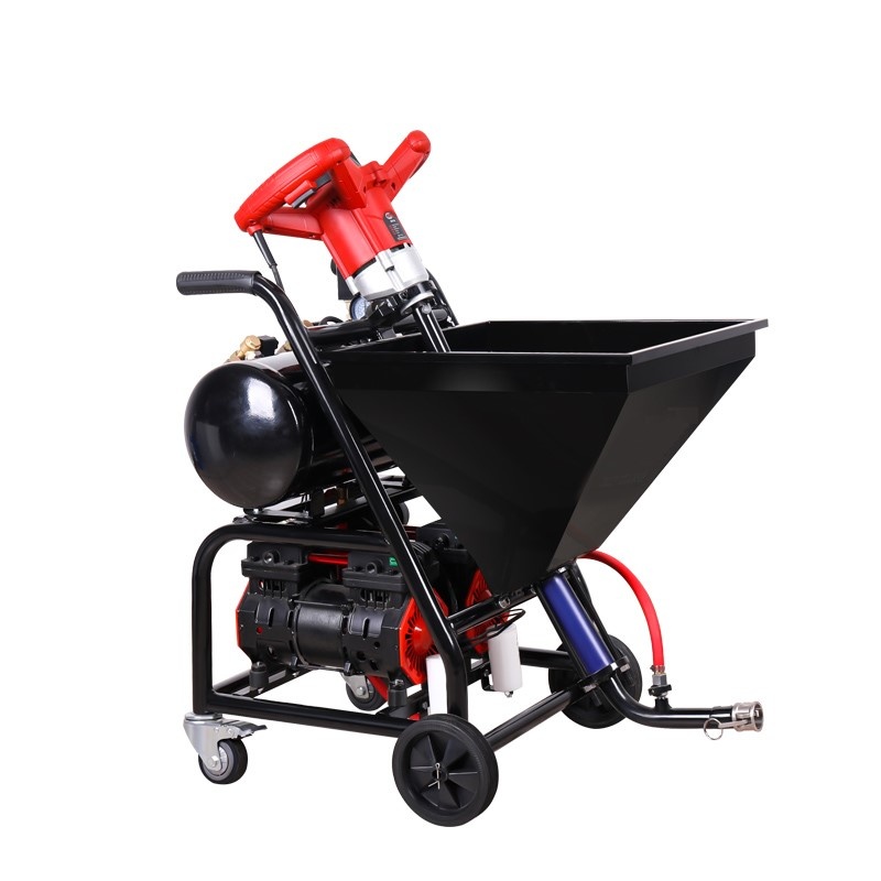 Masina multifunctionala de tencuit, gletuit, izolatii, debit max. 0-20 L/min, 1.5kW Monofazata, 30 bar, cuva 25L, WolfPack - WP-MFS20