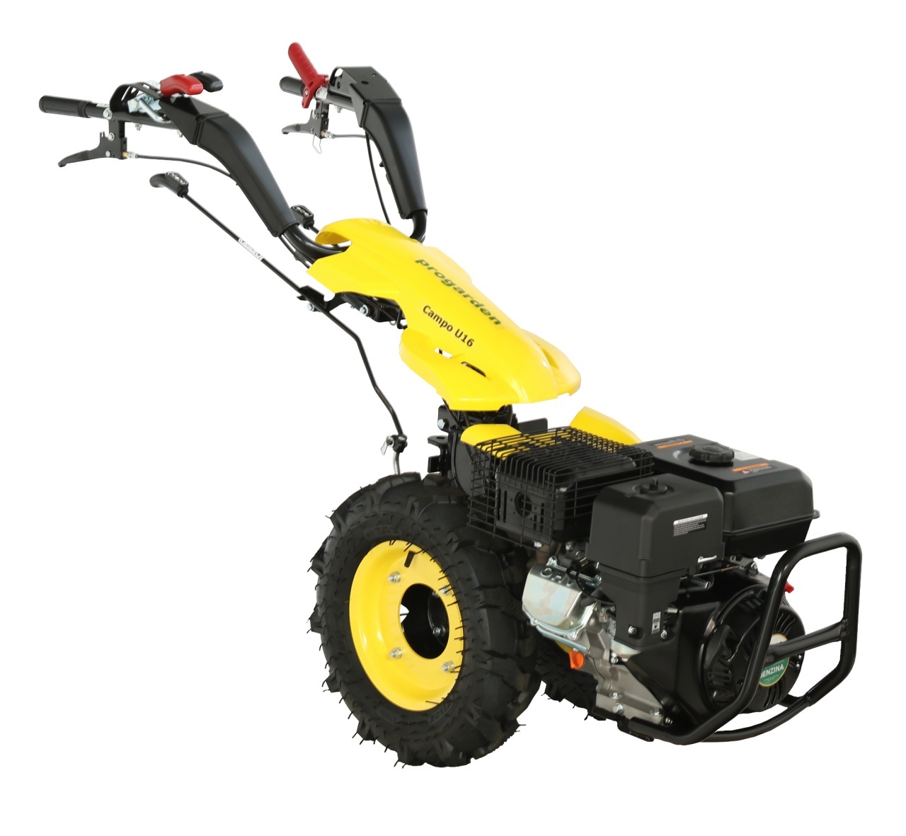 ProGARDEN Campo U16 motocultor multifunctional 14CP benzina EU V pornire la sfoara 3+2 viteze reductor