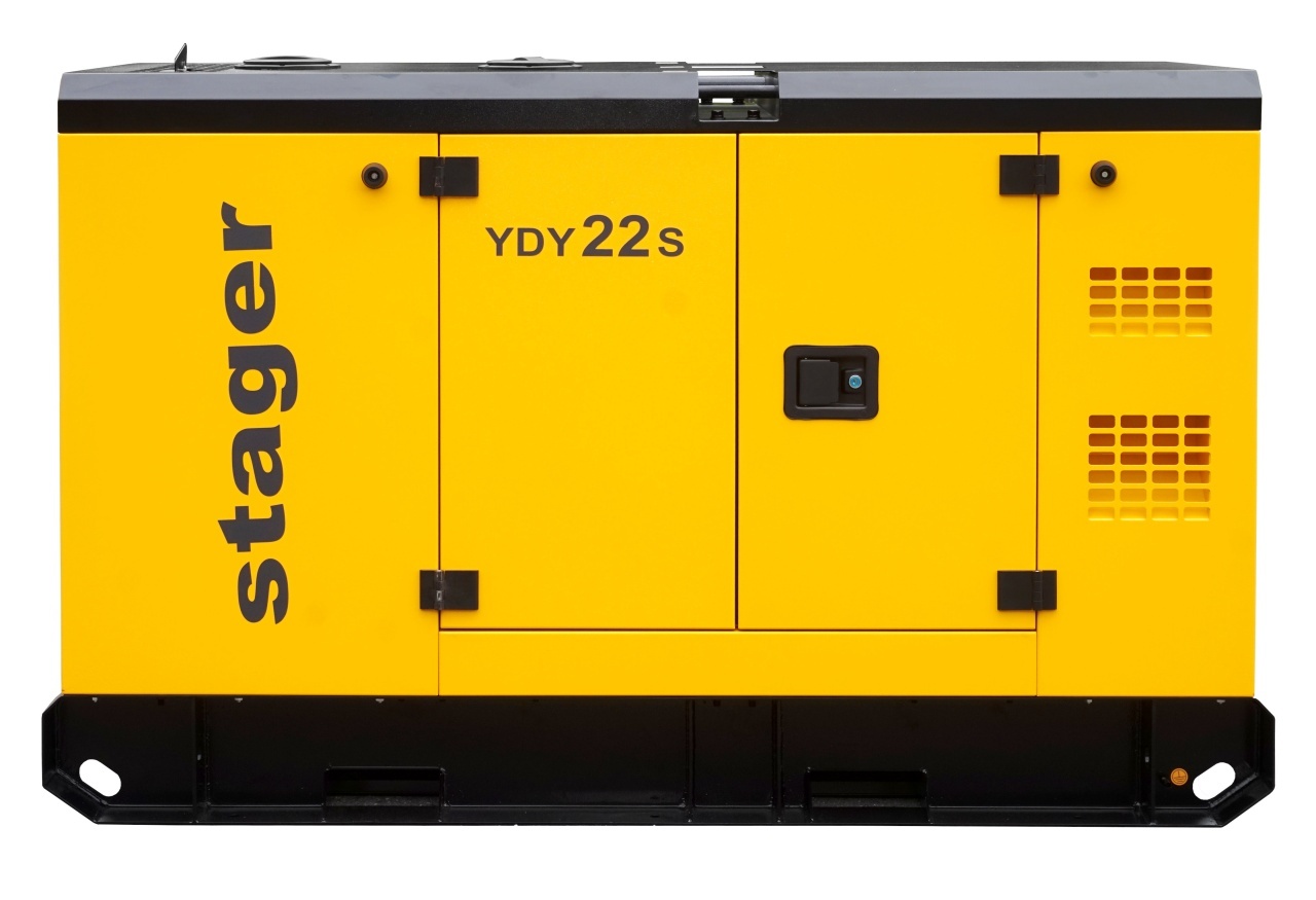 Stager YDY22S Generator insonorizat 22kVA, 87A, 1500rpm, monofazat, diesel - 2 | YEO