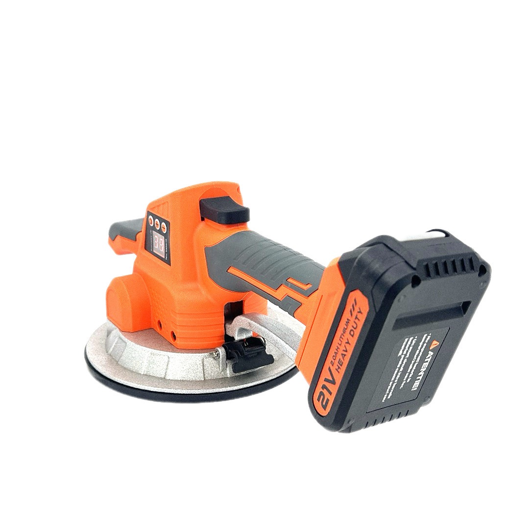 Vibrator profesional 21V HEAVY DUTY cu ventuza ⌀200mm si variator de turatii digital pt. placi ceramice - CNO-VP21 — imaginea 11