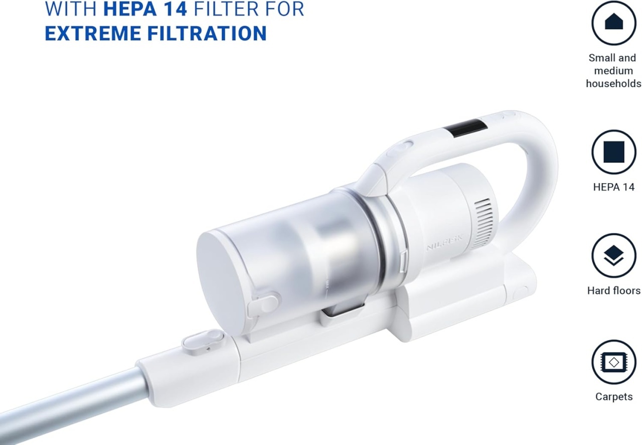 Aspirator vetical cu acumulator, S1 ALLERGY EU - 550W, 2500mAh - Nilfisk-128390166 - 2 | YEO