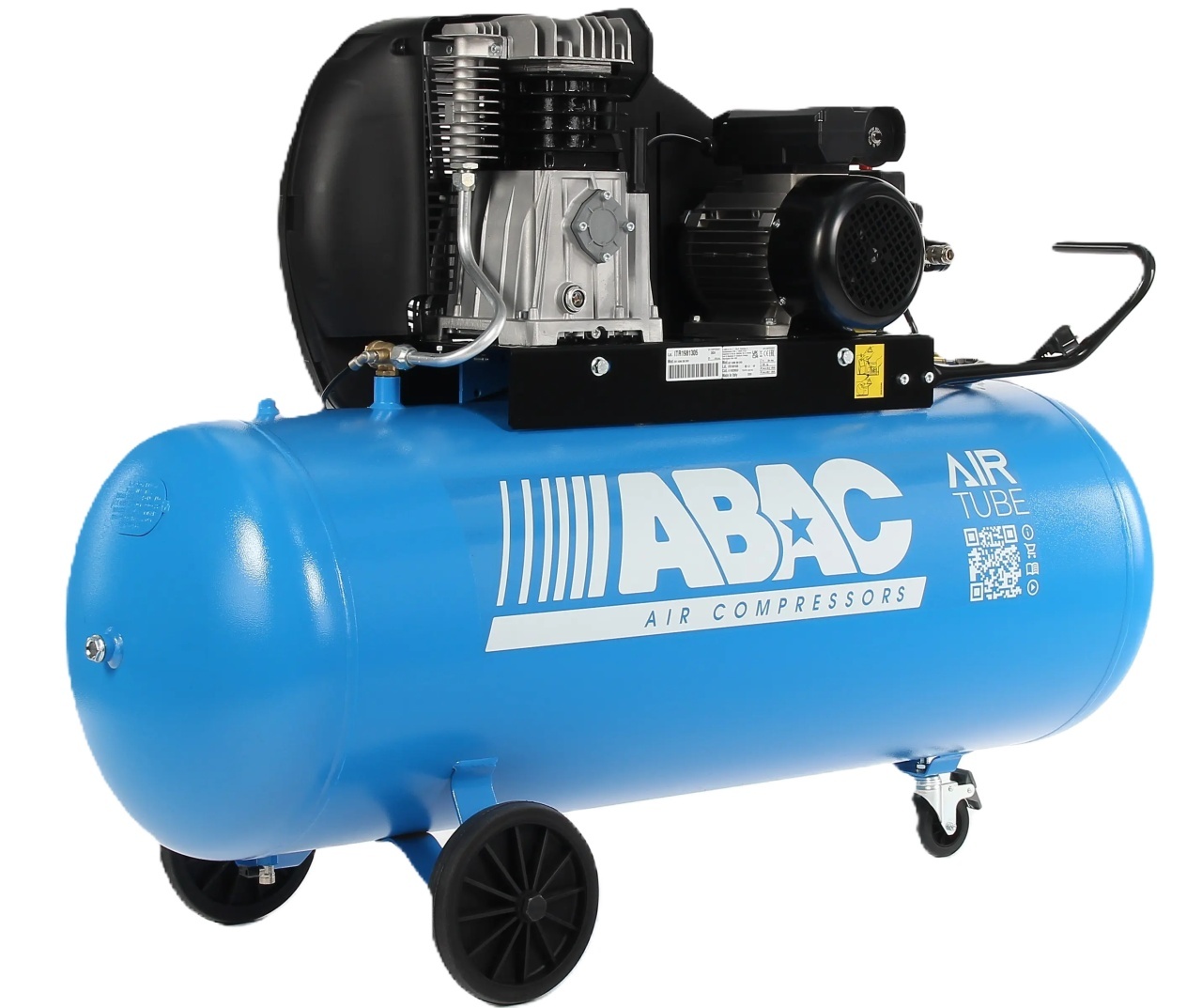Compresor de aer cu piston Extensive - 230V, 2.2 kW, 393 L/min, 10 bari - Rezervor 200 Litri - ABAC-A39B-200-CM3-4116028552