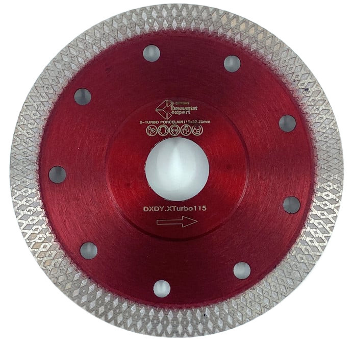 Disc DiamantatExpert pt. Portelan dur & Gresie ft. dura 115x22.2 (mm) Premium - DXDY.XTURBO.115