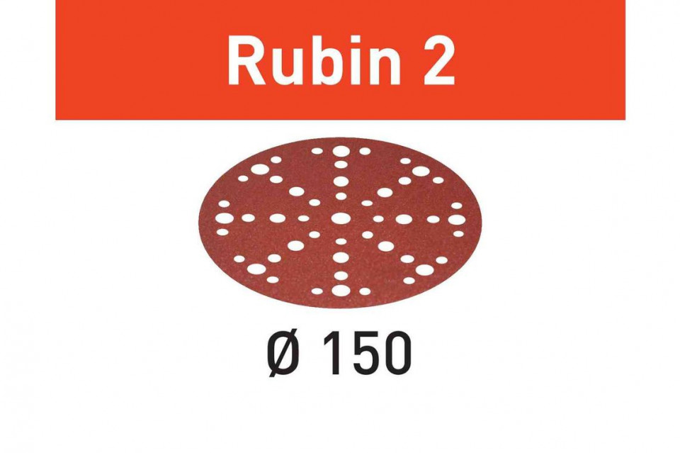 Foaie abraziva STF D150/48 P150 RU2/50 Rubin 2