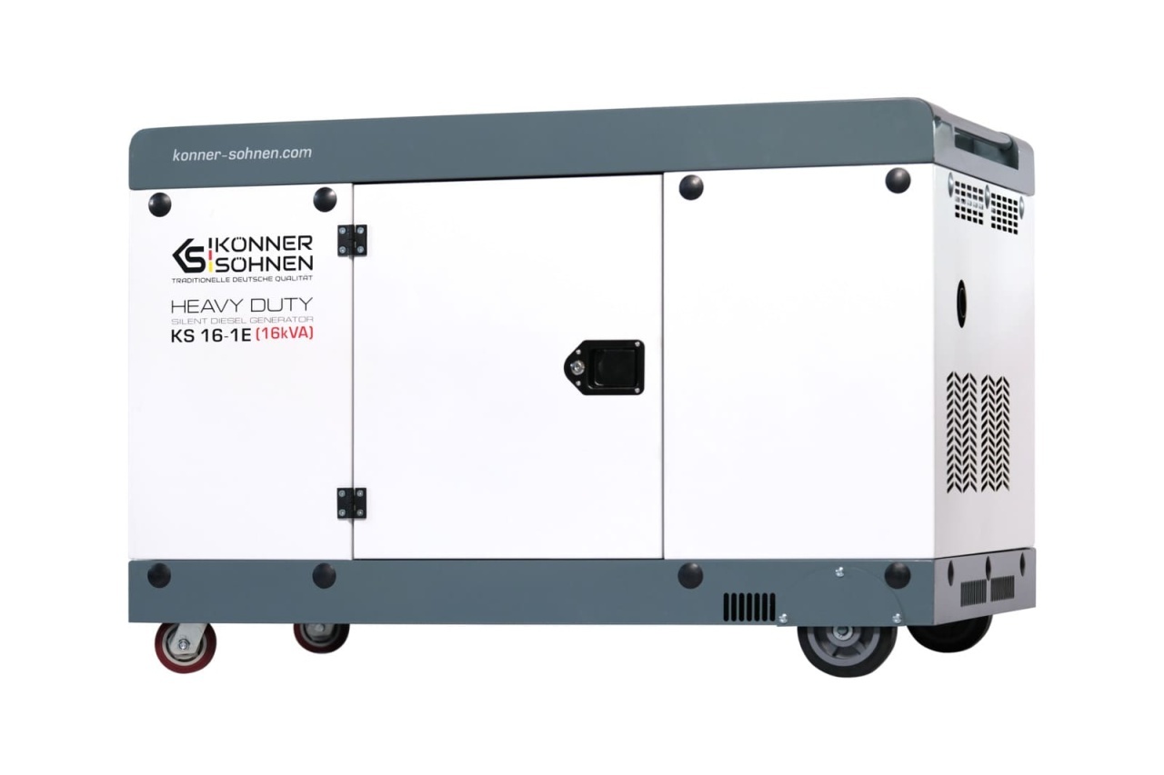 Generator de curent 16 kVA diesel - Heavy Duty - insonorizat - Konner & Sohnen - KS-16-1-ATSR-Silent — imaginea 17