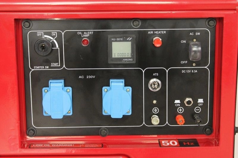 Generator insonorizat SENCI SCD7500Q ATS putere maxima 6 kVA 230V motor Diesel ATS inclus — imaginea 2