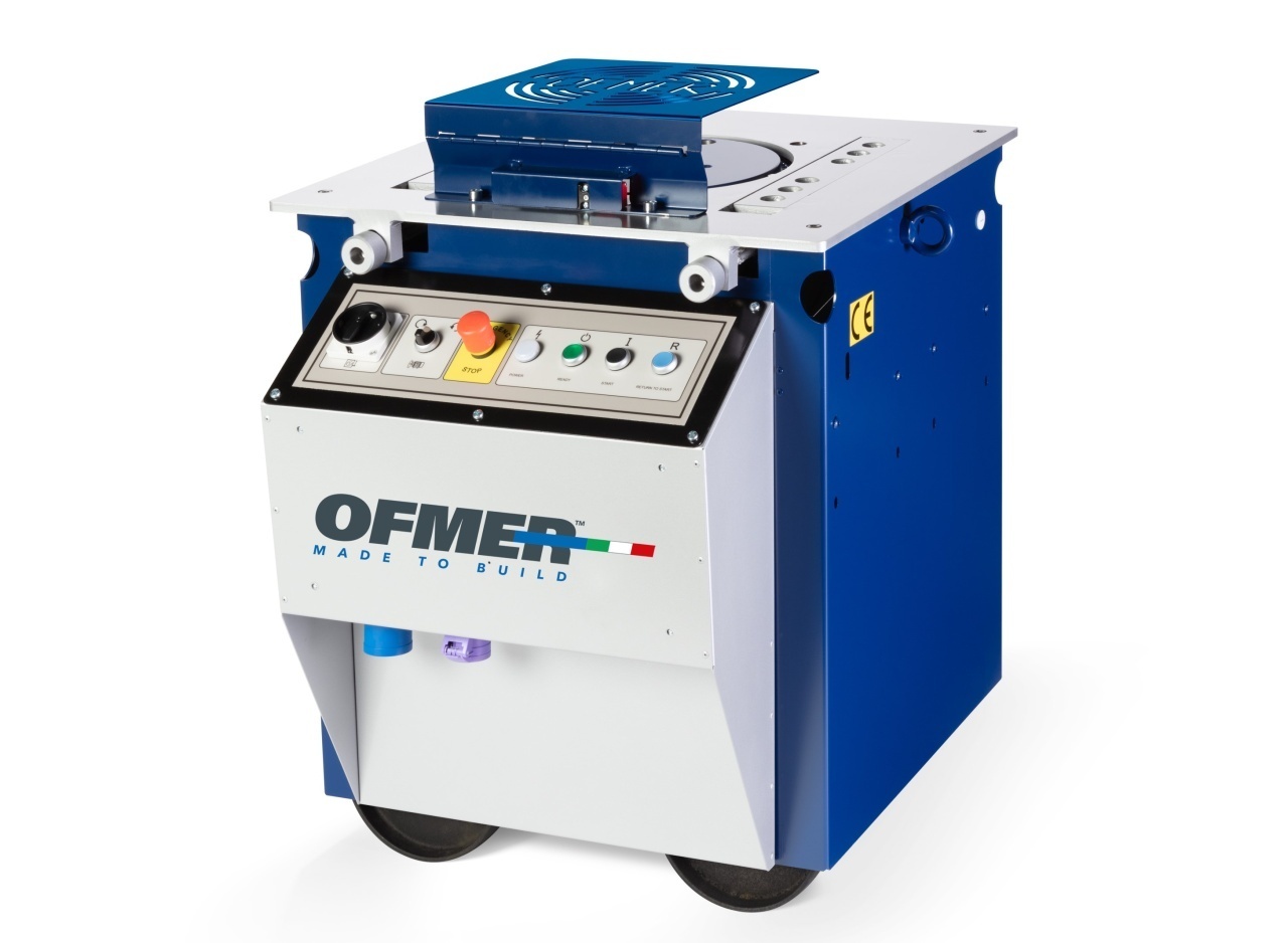Masina de fasonat fier-beton, diam. max. 34mm, 400V - Ofmer-P38-Evo-3PH — imaginea 5