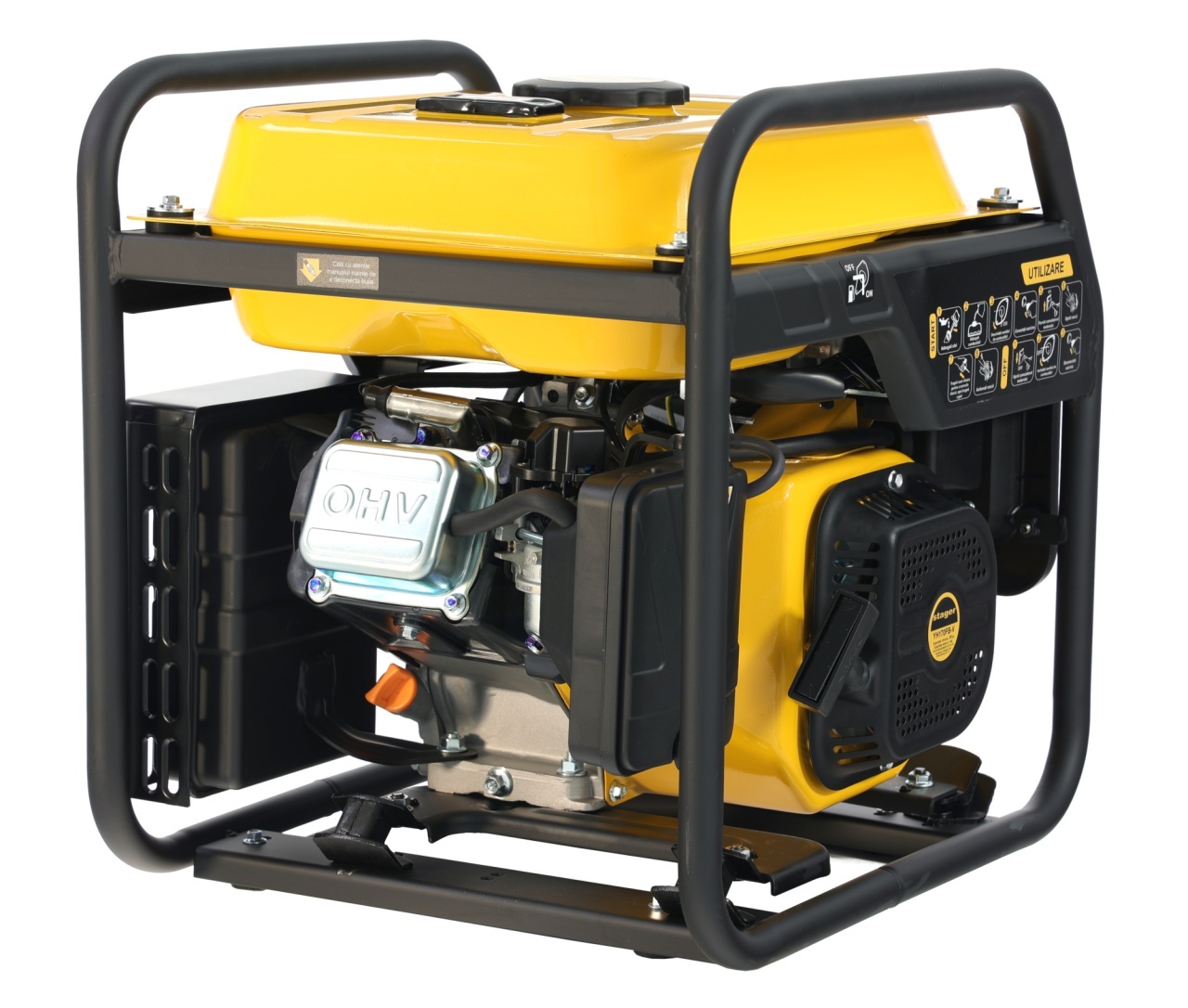 Stager DigiS 4000i Generator digital invertor open-frame 4kW, monofazat, benzina, G2, autonomie pana la 13h - 2 | YEO
