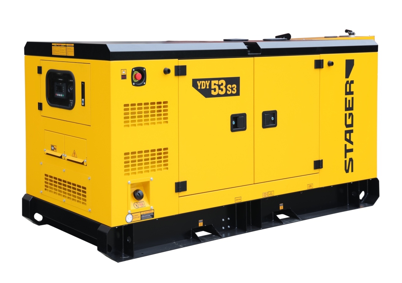 Stager YDY53S3 Generator insonorizat 53kVA, 69A, 1500rpm, trifazat, diesel - 1 | YEO