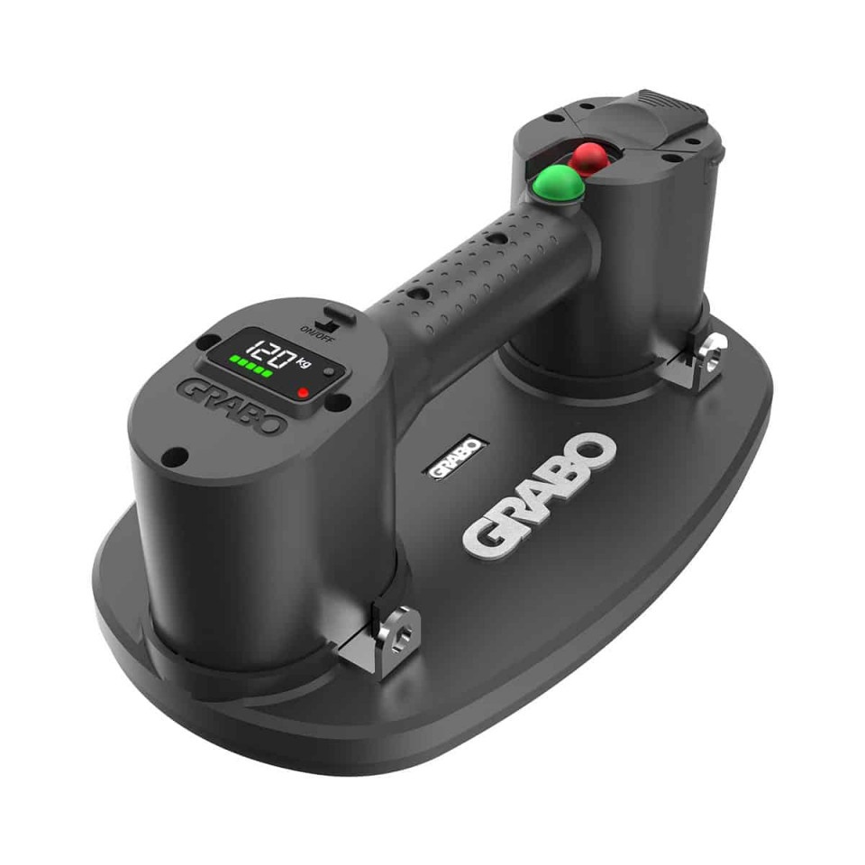 Ventuza Vacuum Electrica Automata cu acumulator Nemo PRO Lifter 20, pt. sticla, gresie, lemn, rigips si alte placi, capacitate max. 170kg, in cutie - GRABO-GP-1Li-FB-HC — imaginea 10