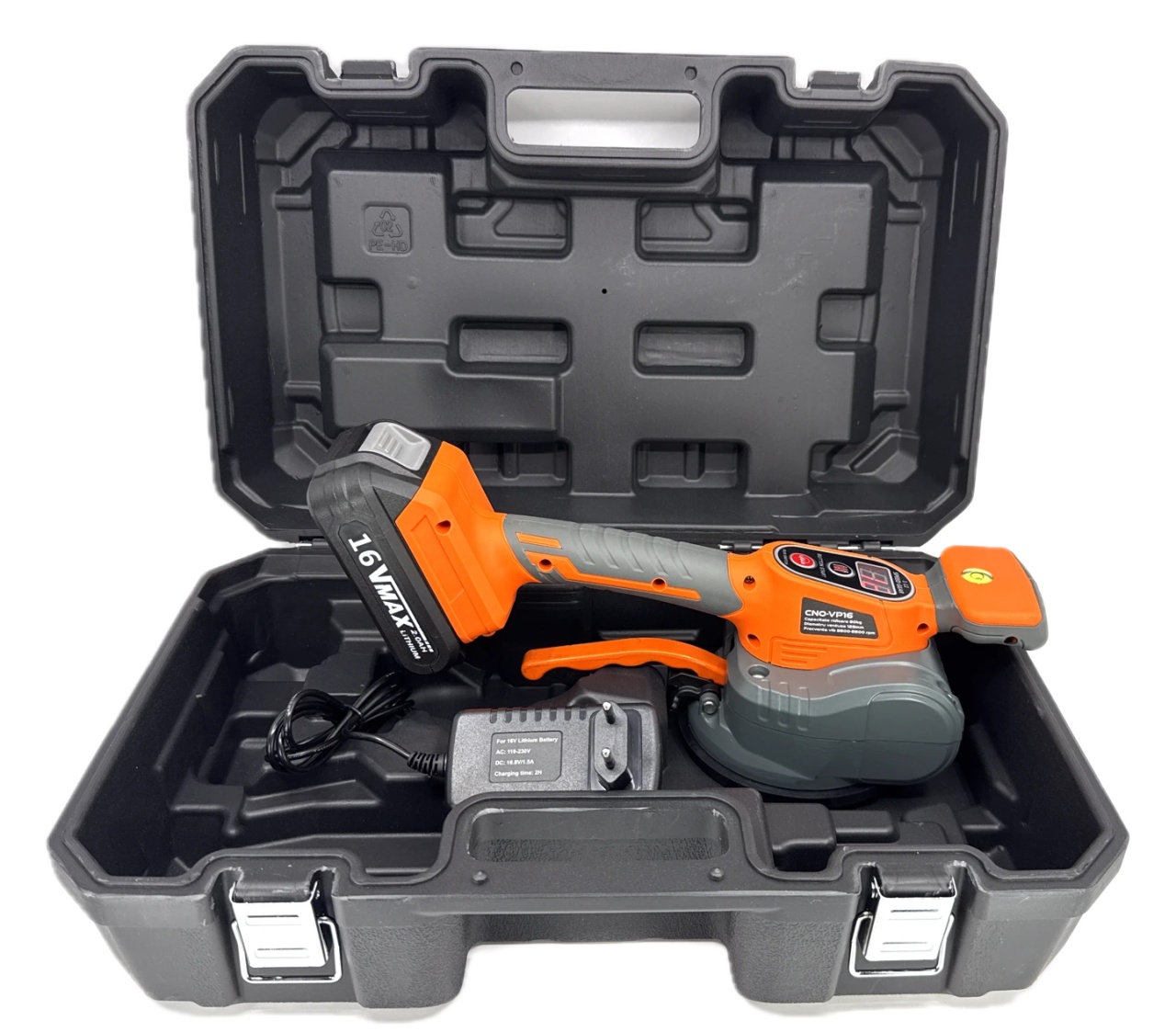 Vibrator semi-profesional cu ventuza si variator de turatii digital pt. placi ceramice - CNO-VP16 - 2 | YEO