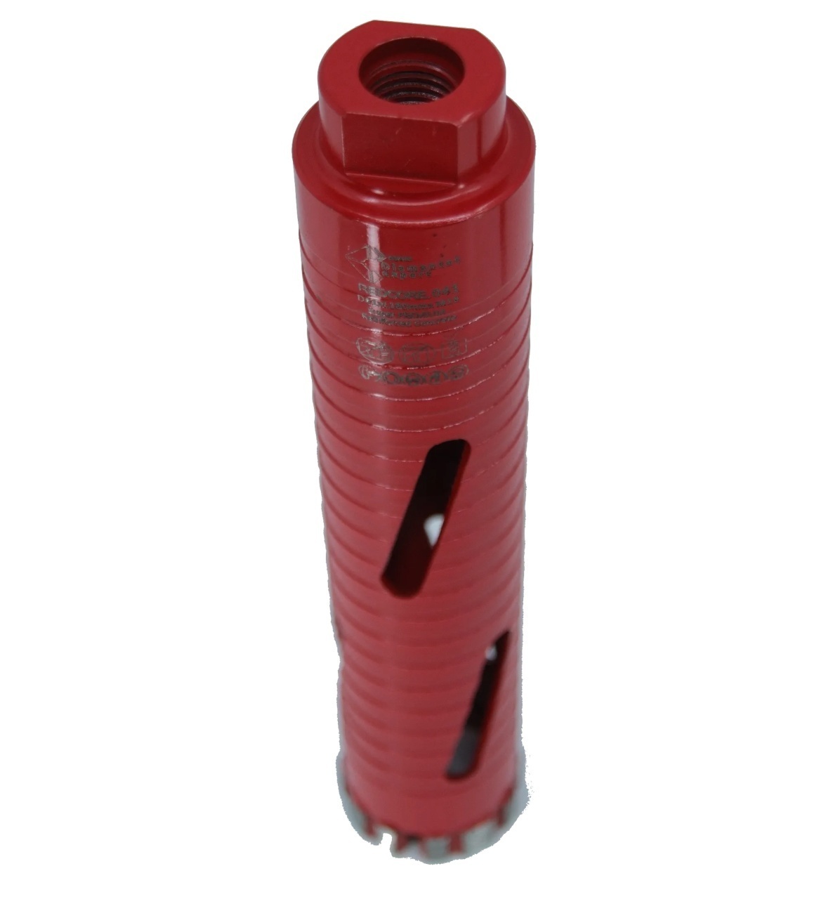 Carota diamantata Super PREMIUM ø41mm x 180mm x M16 pentru gaurire Beton armat, Zidarie, Granit - DXQZ.REDCORE.41 - imagine 2