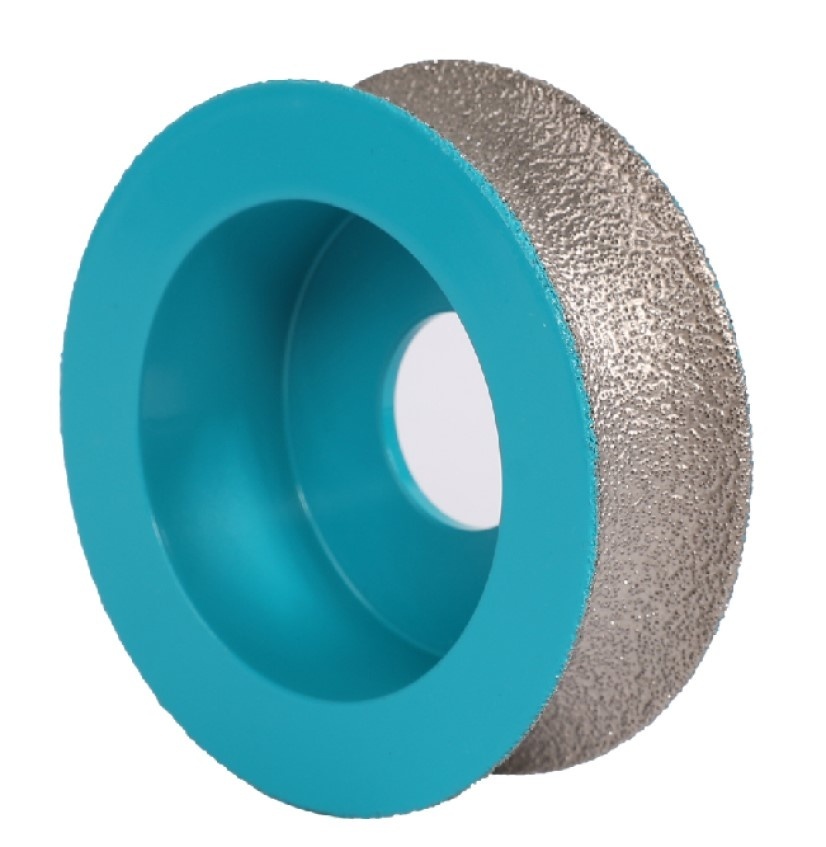 Freza diamantata pentru profilare granit, marmura, gresie Profil Semicerc exterior, R-20mm, ∅75x22,23mm - BIHUI-DGW320 - Imagine 1
