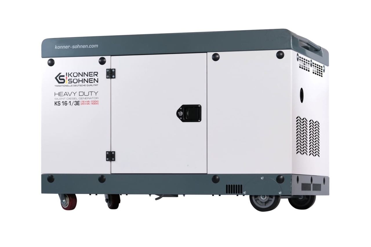 Generator de curent 20 kVA diesel - Heavy Duty - insonorizat - Konner & Sohnen - KS-16-1/3E-ATSR-Silent — imaginea 17