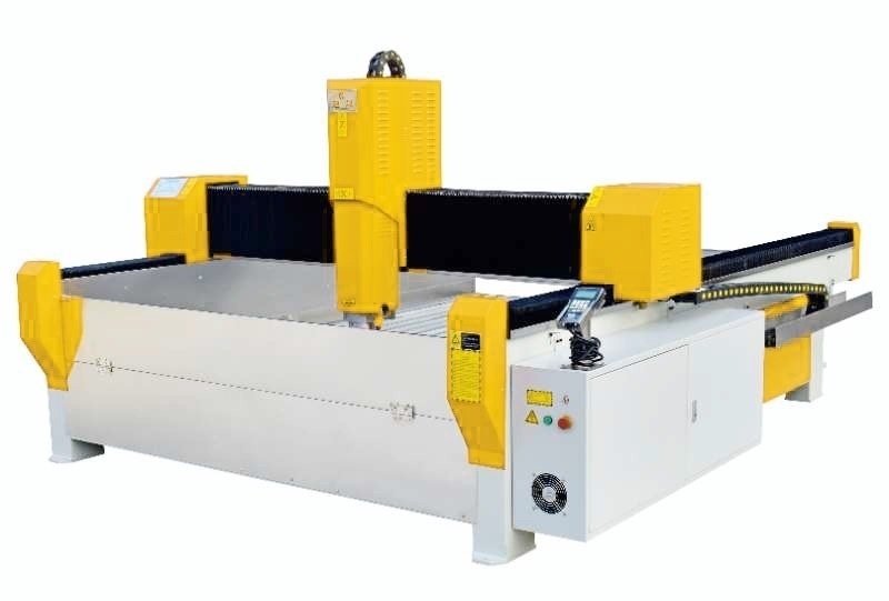Mașină de gravură in piatra, marmura, granit, sculptura 1300x2500x350(mm) 5.5kW 400V - Wanlong-PLC1325 — imaginea 2