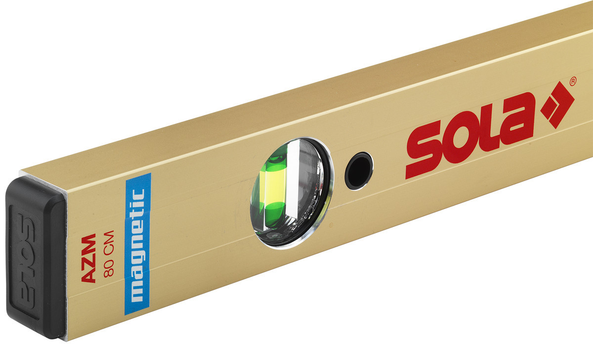 Nivelă cu bula (Boloboc magnetic) cu profil tubular, 60cm AZM 60 - Sola-01820801 - 2 | YEO