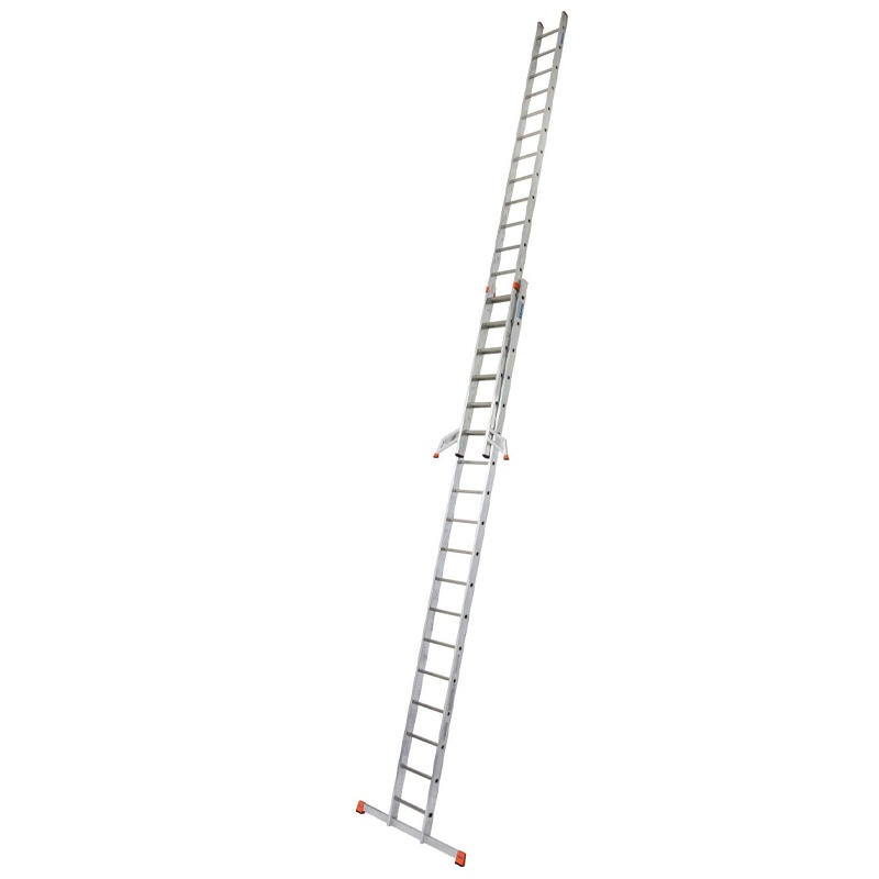 Scara culisanta din aluminiu Monto Fabilo, 2x18 trepte