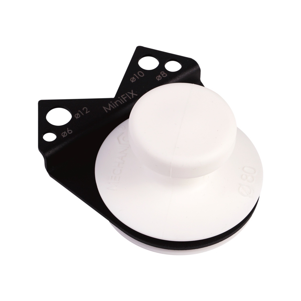 Set 2 mini ventuze ⌀40mm si ⌀80mm cu suport de găurire MiniFix - Distar-89568442174 - imagine 3