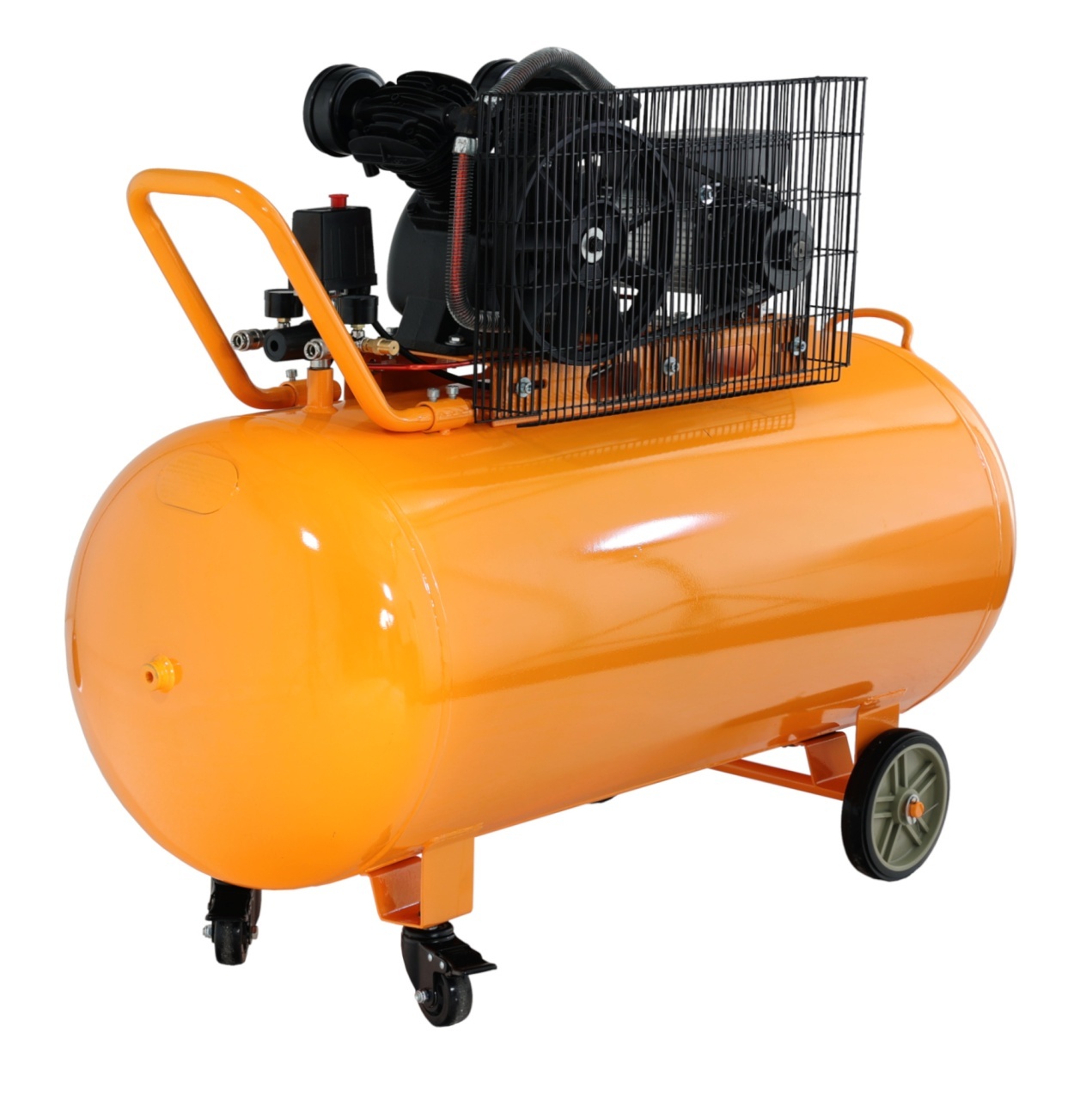 Stager Air 32C250 compresor aer, 250L, 10bar, 324L/min, monofazat, angrenare curea - 2 | YEO
