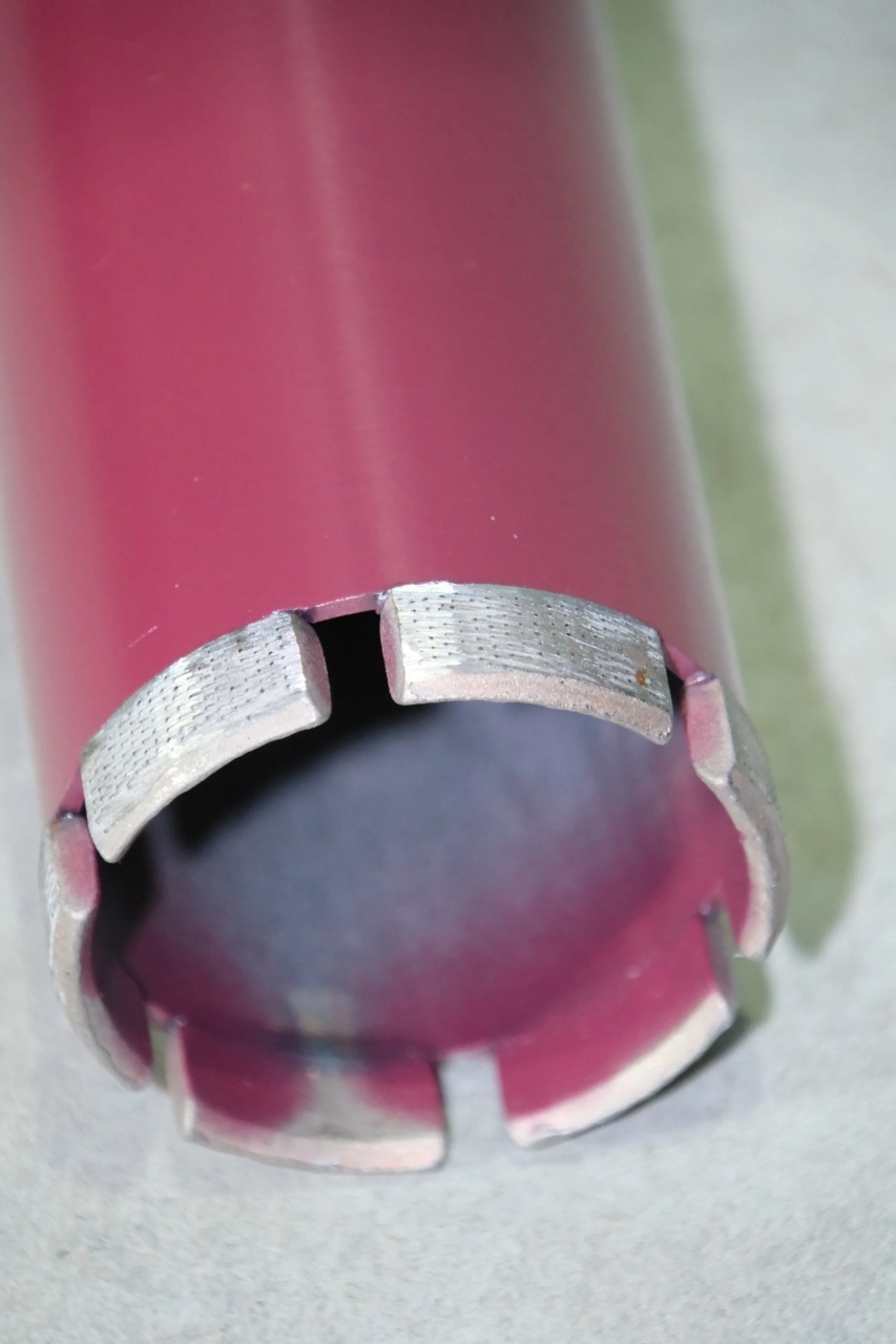 Carota diamantata segment Turbo Laser 3DTECH pt. beton armat diam. 67 x 450 (mm) - ULTRA Premium - DXQZ.3D1117.67 - imagine 2