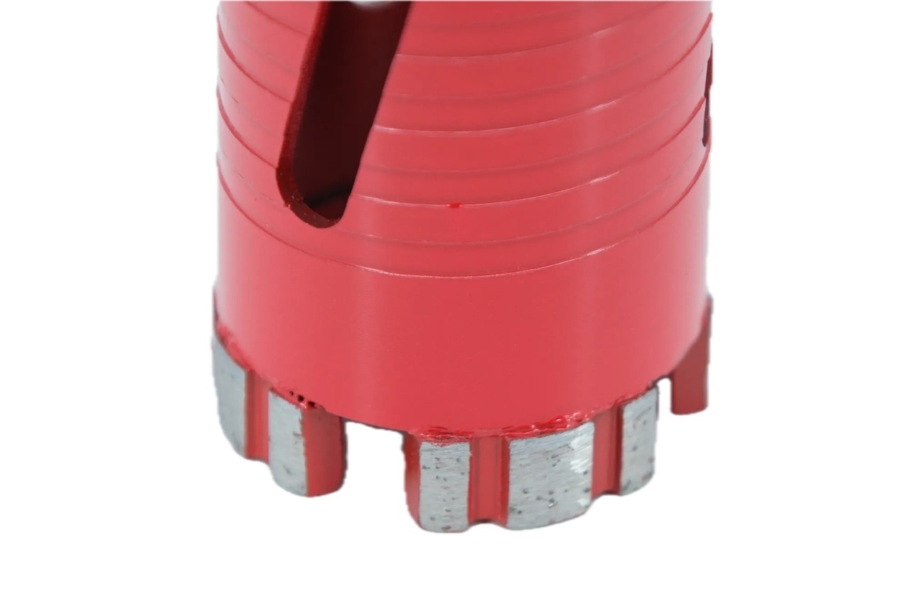 Carota diamantata Super PREMIUM ø48mm x 180mm x M16 pentru gaurire Beton armat, Zidarie, Granit - DXQZ.REDCORE.48 - imagine 4