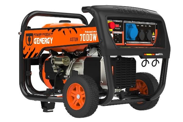 Generator de curent 7 kW - benzina, 230V, prize IP67 - Genergy Astun S