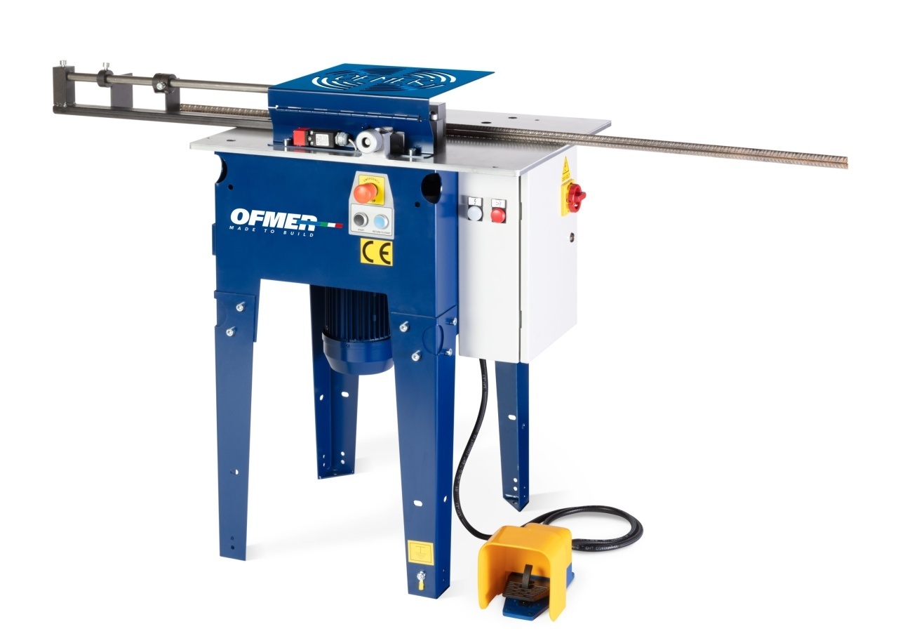 Masina profesionala pentru confectionat etrieri fier-beton, diam. max. 18mm, 230V - Ofmer-ST16-Evo-1PH — imaginea 8