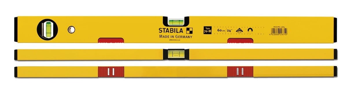 Nivela cu 2 bule. tip 70M cu magnet. de 120 cm. Stabila - 2 | YEO