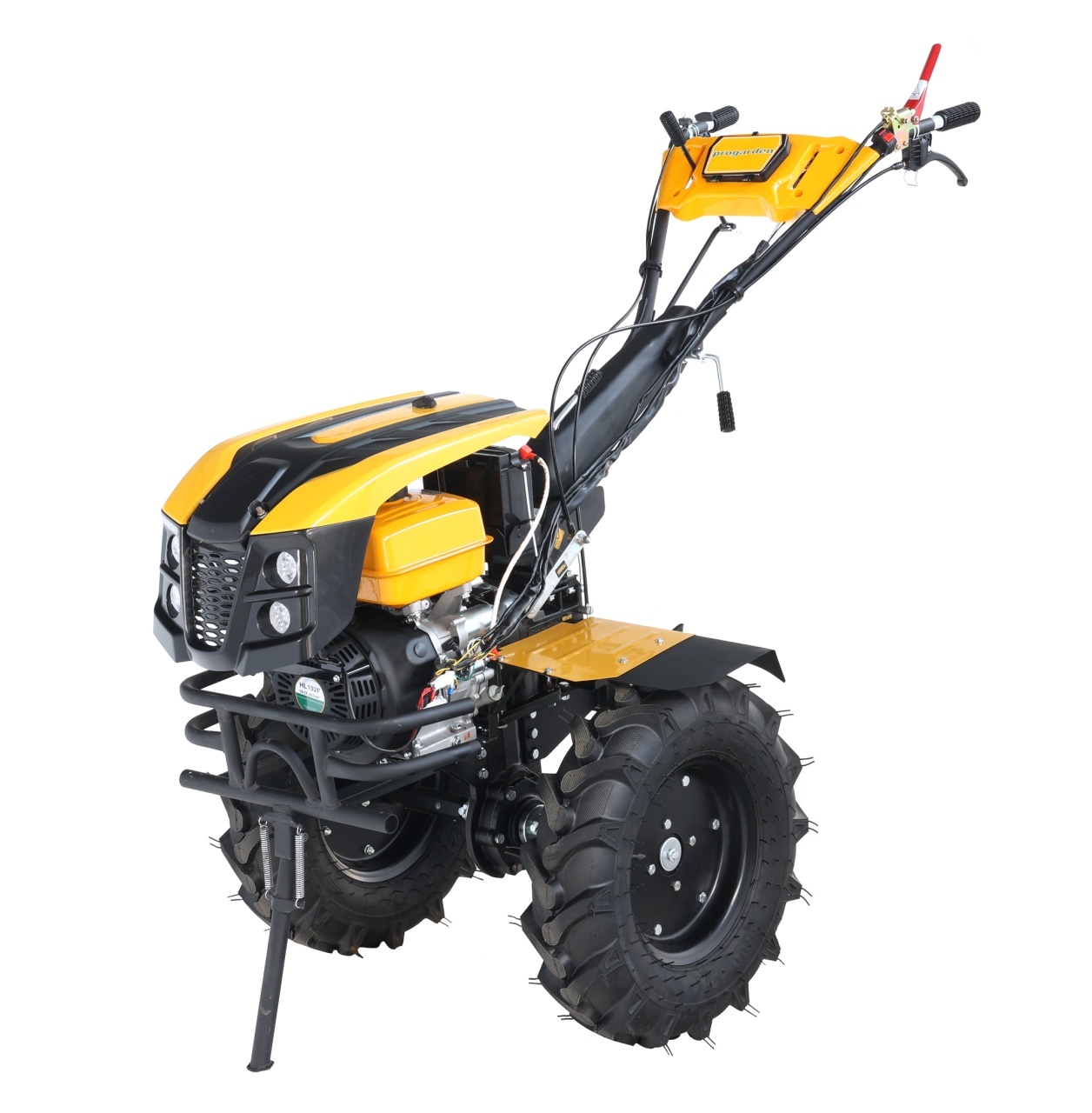 ProGARDEN Campo 1873 Alpine V2 motocultor 18CP, 2+1 trepte, 3+1+1 freze, roti 6.00-12, benzina, EU V, pornire electrica, 2 prize putere - 2 | YEO