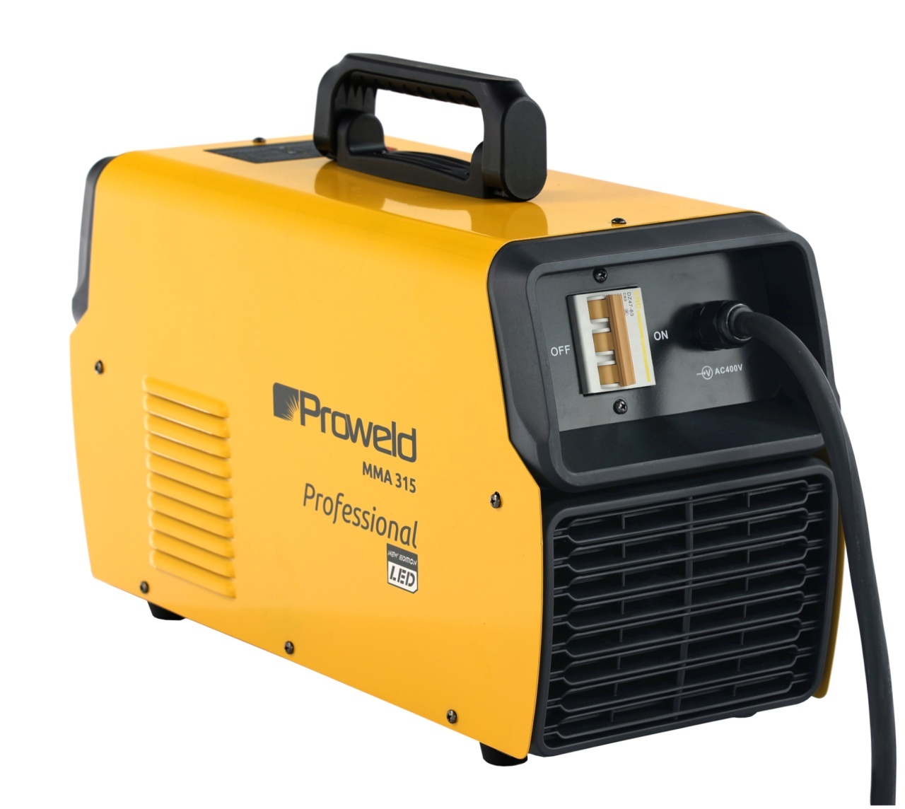 ProWELD MMA 315 LED Invertor digital sudură 315A, MMA Puls, TIG Lift, Arc Force, VRD, Electrozi Ø 2.0–6.0 mm, Oțel, Inox, Fontă - 2 | YEO