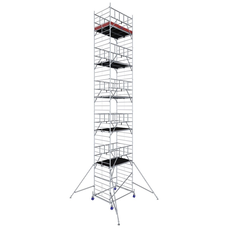 Schela Protec XXL 1,2 x 2m, aluminiu, inaltime lucru 12,3m, inaltime max. platforma 10,3m - 1 | YEO
