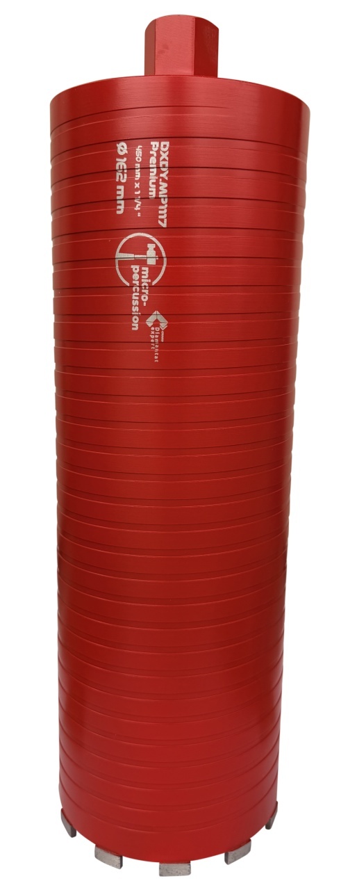 Carota diamantata cu micro-percutie pt. beton armat diam. 162 x 450 (mm) - Super Premium - DXDY.MP1117.162