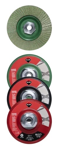 Disc lamelar diamantat pt. slefuit granit, gresie, portelan, sticla - #50/60, Ø115mm, M14 - RUBI-32921 - 2 | YEO