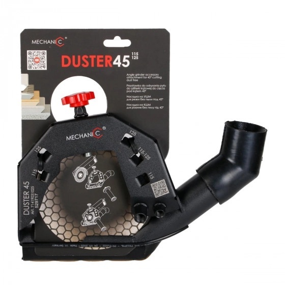 Dispozitiv de colectarea a prafului pentru taieri la 45 de grade cu disc ⌀115-125mm DUSTER 45 115-125 - Distar-71419031025 - imagine 4