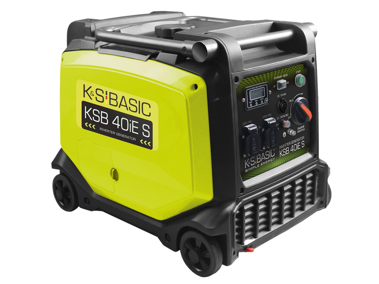 Generator de curent 3.8 kW inverter - benzina - insonorizat - Konner & Sohnen - KSB-40iE-S — imaginea 15