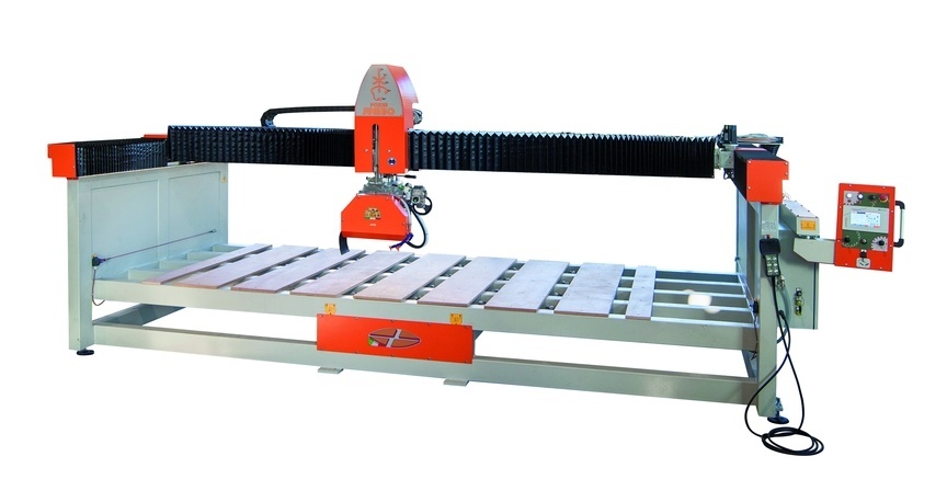 Masina de prelucrat marmura Manta Poker Jumbo Automatic (brushless) - Mondial