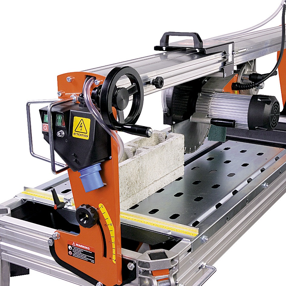 Masina de taiat marmura, granit 260cm, 2.2kW, SUPREME 260S cu laser si roti - Battipav-82601 — imaginea 10