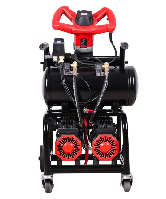 Masina multifunctionala de tencuit, gletuit, izolatii, debit max. 0-20 L/min, 1.5kW Monofazata, 30 bar, cuva 25L, WolfPack - WP-MFS20 - 2 | YEO